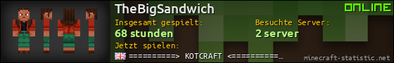 Benutzerleisten 560x90 für TheBigSandwich