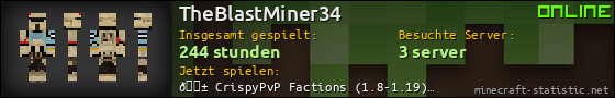 Benutzerleisten 560x90 für TheBlastMiner34