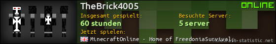 Benutzerleisten 560x90 für TheBrick4005