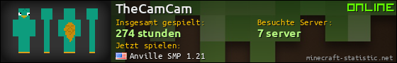 Benutzerleisten 560x90 für TheCamCam