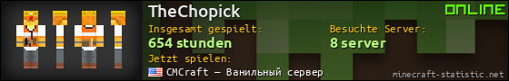 Benutzerleisten 560x90 für TheChopick