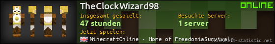 Benutzerleisten 560x90 für TheClockWizard98