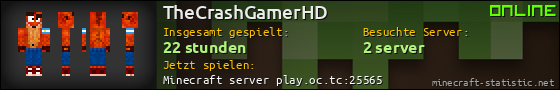 Benutzerleisten 560x90 für TheCrashGamerHD