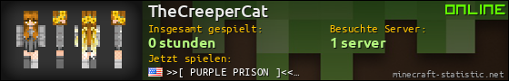 Benutzerleisten 560x90 für TheCreeperCat