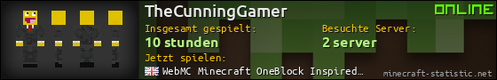 Benutzerleisten 560x90 für TheCunningGamer