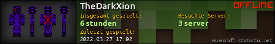 Benutzerleisten 560x90 für TheDarkXion