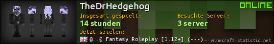 Benutzerleisten 560x90 für TheDrHedgehog