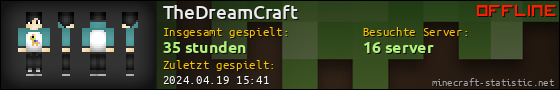 Benutzerleisten 560x90 für TheDreamCraft