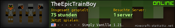 Benutzerleisten 560x90 für TheEpicTrainBoy