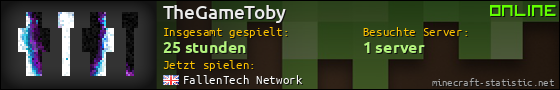 Benutzerleisten 560x90 für TheGameToby