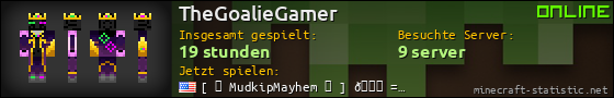 Benutzerleisten 560x90 für TheGoalieGamer