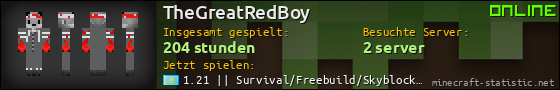 Benutzerleisten 560x90 für TheGreatRedBoy