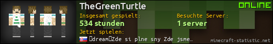 Benutzerleisten 560x90 für TheGreenTurtle