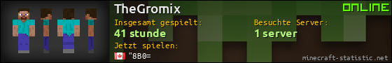 Benutzerleisten 560x90 für TheGromix