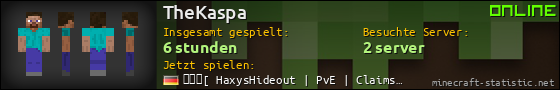 Benutzerleisten 560x90 für TheKaspa
