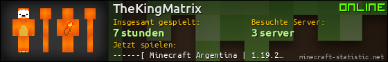 Benutzerleisten 560x90 für TheKingMatrix