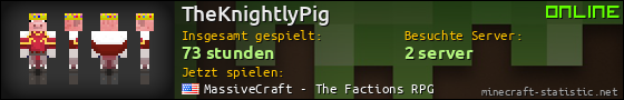 Benutzerleisten 560x90 für TheKnightlyPig