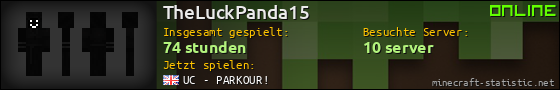 Benutzerleisten 560x90 für TheLuckPanda15