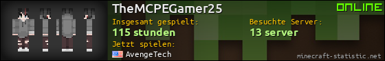 Benutzerleisten 560x90 für TheMCPEGamer25