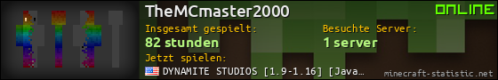 Benutzerleisten 560x90 für TheMCmaster2000