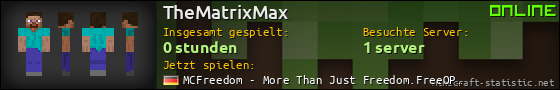 Benutzerleisten 560x90 für TheMatrixMax