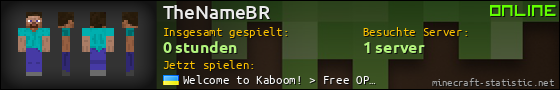 Benutzerleisten 560x90 für TheNameBR