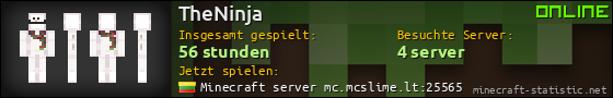 Benutzerleisten 560x90 für TheNinja