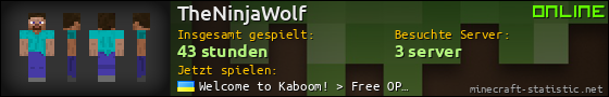 Benutzerleisten 560x90 für TheNinjaWolf