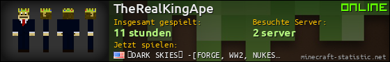 Benutzerleisten 560x90 für TheRealKingApe