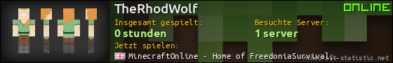 Benutzerleisten 560x90 für TheRhodWolf