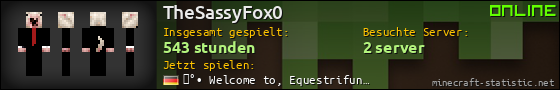 Benutzerleisten 560x90 für TheSassyFox0