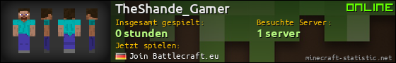 Benutzerleisten 560x90 für TheShande_Gamer