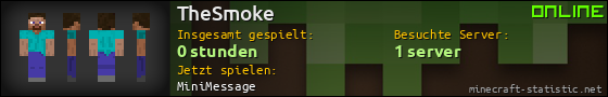Benutzerleisten 560x90 für TheSmoke