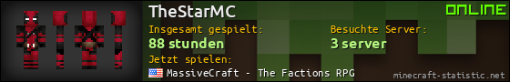Benutzerleisten 560x90 für TheStarMC