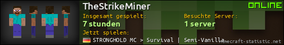 Benutzerleisten 560x90 für TheStrikeMiner