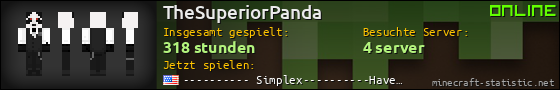 Benutzerleisten 560x90 für TheSuperiorPanda