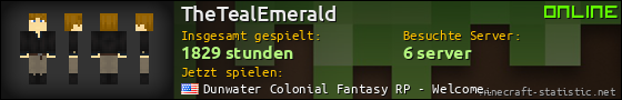 Benutzerleisten 560x90 für TheTealEmerald