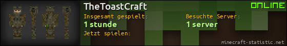 Benutzerleisten 560x90 für TheToastCraft