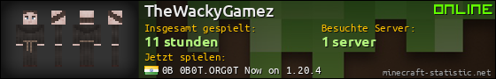 Benutzerleisten 560x90 für TheWackyGamez