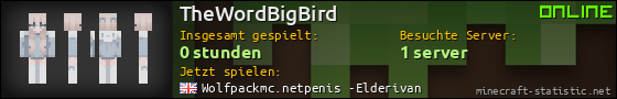 Benutzerleisten 560x90 für TheWordBigBird