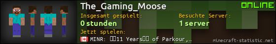 Benutzerleisten 560x90 für The_Gaming_Moose