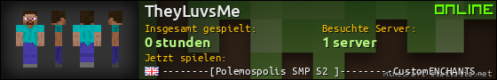 Benutzerleisten 560x90 für TheyLuvsMe