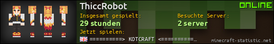 Benutzerleisten 560x90 für ThiccRobot