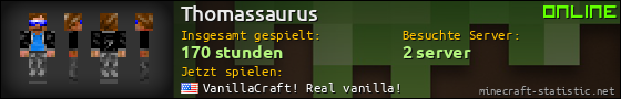 Benutzerleisten 560x90 für Thomassaurus