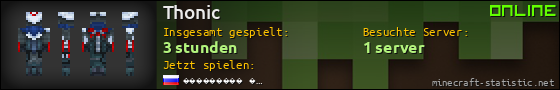 Benutzerleisten 560x90 für Thonic