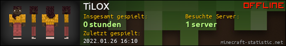 Benutzerleisten 560x90 für TiLOX