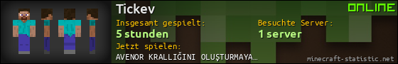 Benutzerleisten 560x90 für Tickev