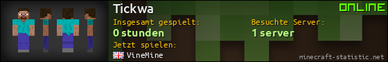 Benutzerleisten 560x90 für Tickwa