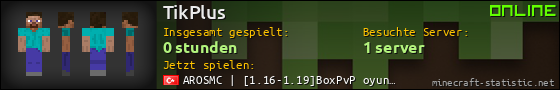 Benutzerleisten 560x90 für TikPlus