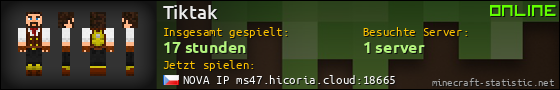 Benutzerleisten 560x90 für Tiktak